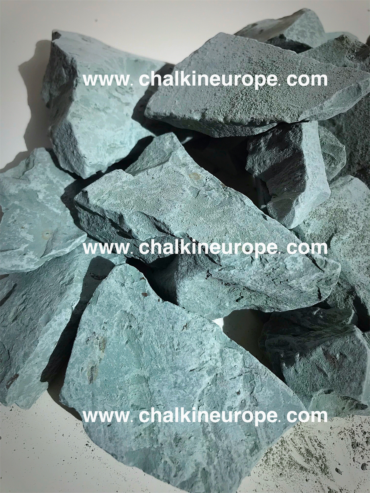 Edible chalk and clay