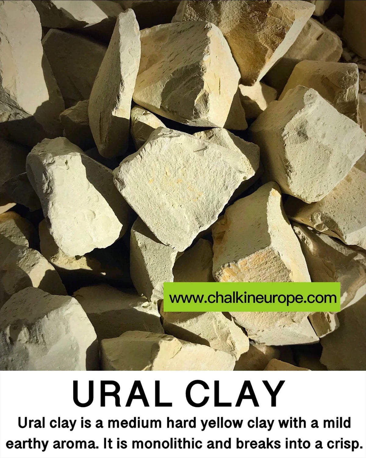 Ural clay edible clay - Chalkineurope 