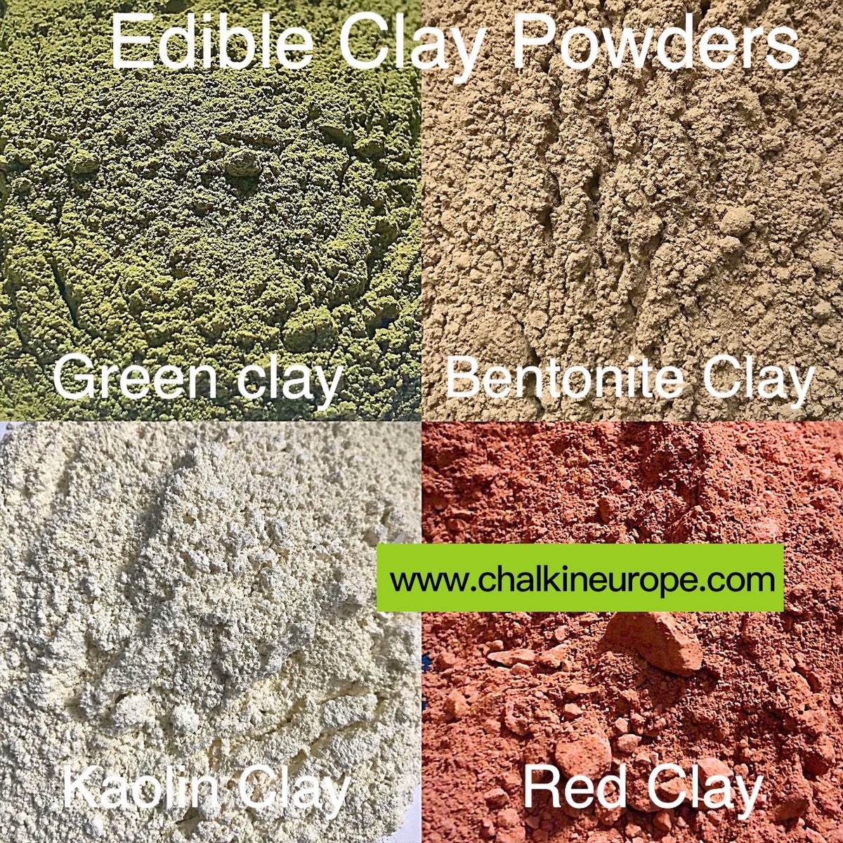 Edible kaolin clay - Chalkineurope